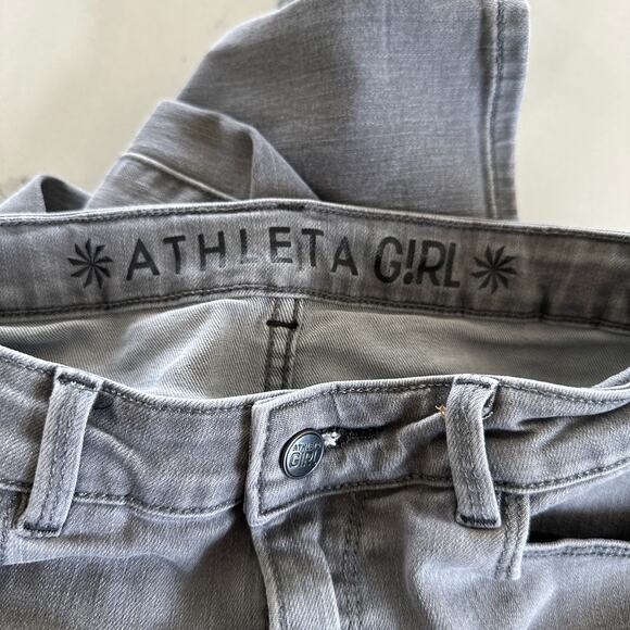 Athleta Girl Grey Skinny Jeans - Size 14 - Adjustable Waist - Picture 6 of 6